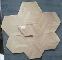 China Art Parquetry, Hexagon In Oak Wood Engineered Parquet Flooring With Different Styles factory