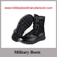 China Wholesale China made First Layer Leather Cement Military Jungle Boot factory