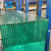 Quality 4mm Safety Toughened Glass Flat / Curved Tempered Laminated Glass Custom for sale