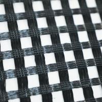 Quality Bidirectional Bitumen Geotextile Geogrid Polyester Reinforcement 800kN for sale