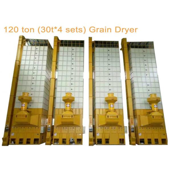 Quality 4 Sets 30 Ton Per Batch Grain Dryer Machine With Totally 120 Ton Capacity for sale