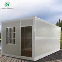 China Prefab Container Folding House Temporary Housing Level 10 Wind Resistance factory