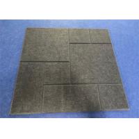China Eco - Friendly Acoustic Felt Tiles , 600mm*600mm*12mm Sound Reducing Ceiling Tiles factory