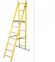 China POWER fiberglass telescopic ladder and single sided plastic step FRP ladder and single sided plastic step FRP ladder factory