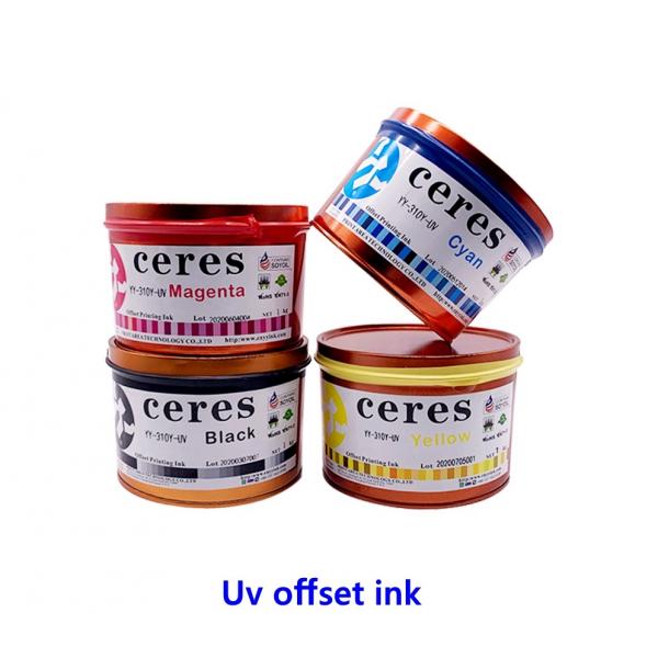 Quality MSDS Ceres YY-310 Plastic Uv Offset Printing Ink for sale