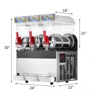Quality CE Certificate 3 Flavors Ice slush Machine Milkshake Smoothie Frozen Slush for sale