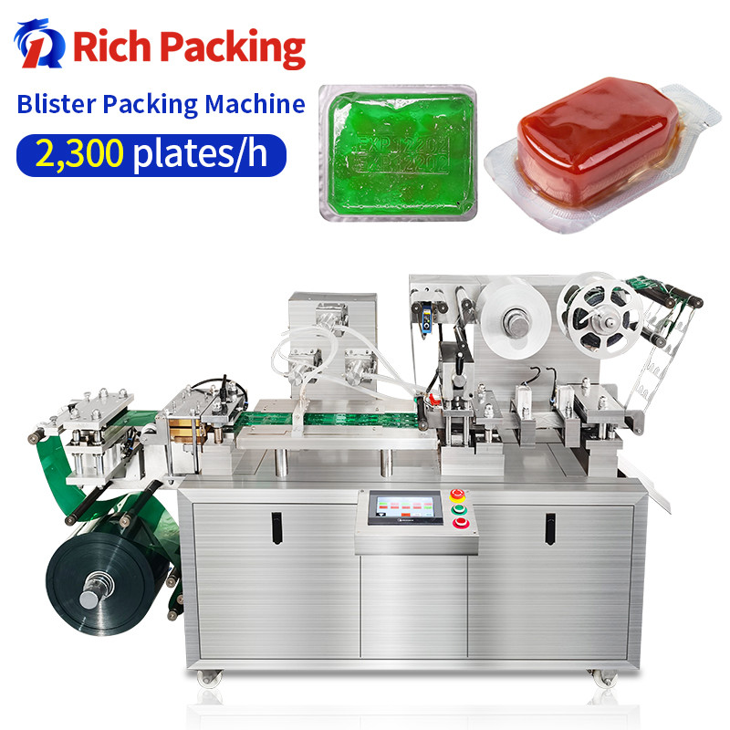 China DPP-100L Small Automatic Packaging Liquid Car Perfume Edible Olive Oil Blister factory