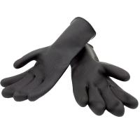 Quality Black Industrial Rubber Gloves for sale