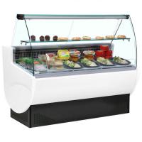 Quality Fan Cooling Deli Display Fridge Refrigerated Serve Over Counter Auto Defrosting for sale