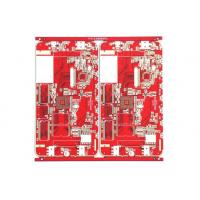 China High Precision 4 layer fr4 prototype pcb red mask cctv pcb board Immersion tin for sale