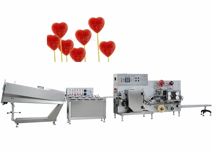 China Crane Claw Lollipop Candy Making Machine Computer Program And Controlled factory