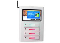 China Touch Screen Multiple Cell Phone Charging Station , Mobile Phone Charging Kiosk for iPhone / iPad /Android Devices factory