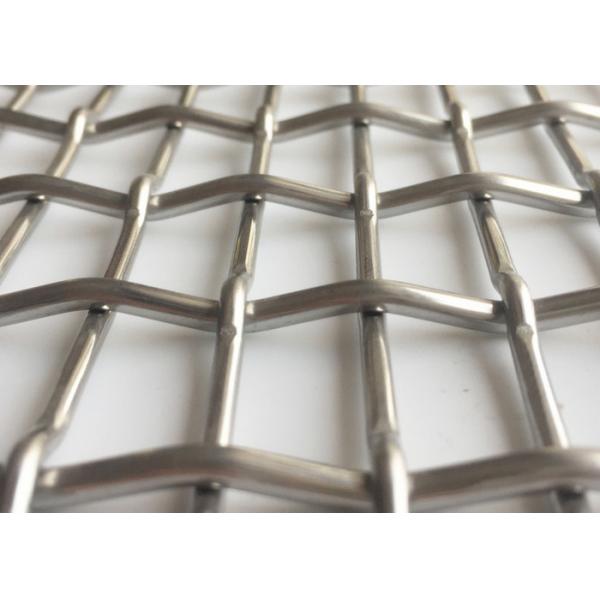 Quality SHUOLONG Weave Flat Top Lock Crimp Wire Mesh Door Panels Heat Resistance for sale