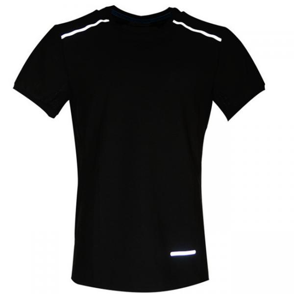Quality Black Polyester Tactical T Shirt Military Anti Static Reflective Night Vision for sale