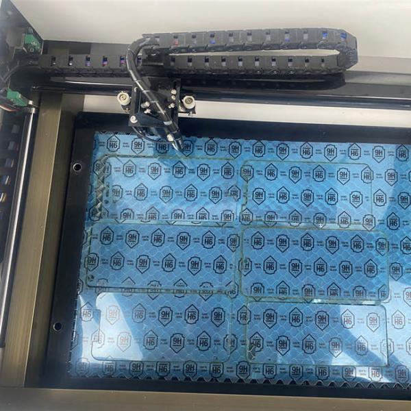 Quality GSG TPU Leather Screen Protector Laser Cutting Machine Phone Back Skin Design for sale