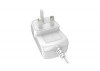 China White / Black Wall Mount Power Adapter With Universal Plug , 24V 0.5A / 12V 1.5A factory