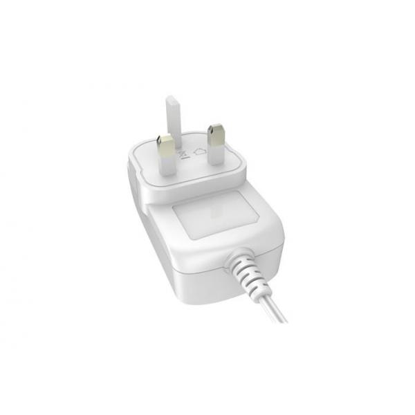 Quality White / Black Wall Mount Power Adapter With Universal Plug , 24V 0.5A / 12V 1.5A for sale