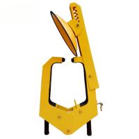China Big Truck Suitable Anti Theft Sucking Disc Yellow Color Car Parking Lock Wheel Clamp for sale