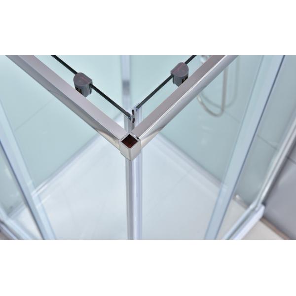 Quality 5mm Sliding Bathroom Shower Glass Enclosures 800x800x2150mm for sale