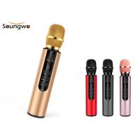 China 5W*2 Wireless Karaoke Microphone Bluetooth Speaker 6H Playtime For Holiday Party factory