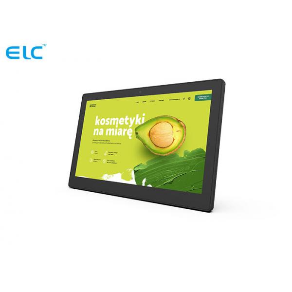 Quality Black Android Touch Screen Tablet , Wall Mount Tablet PC Digital Signage for sale
