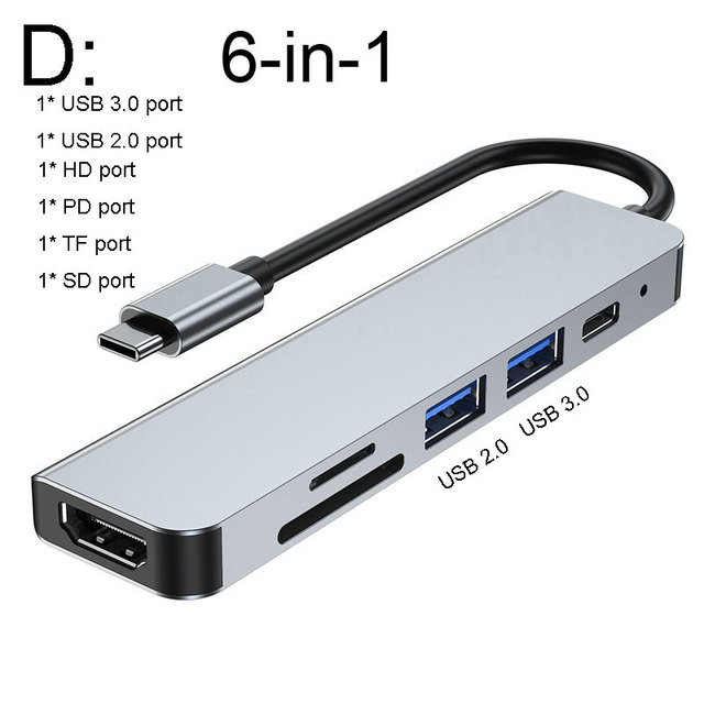 China 10Gbps USB C HUBs To HDMI Rj45 100M Adapter OTG Thunderbolt 3 Docking Station for sale