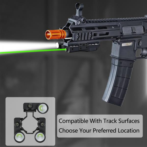Quality M4 Shotgun Tactical Flashlights 500 Lumens 520nm Green Laser Flashlights for sale