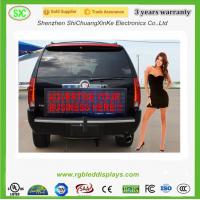 China P5 RGB Full Color car taxi roof led sign Display 3G Control Super Clear Vision for sale