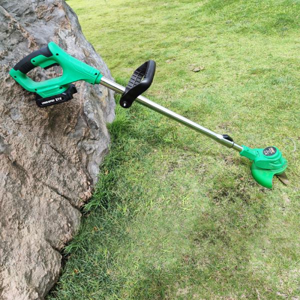 Quality 21v Cordless Brush Cutter Electric Battery Grass Trimmer With Brushless Motor for sale