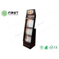 China Custom Retail Printed Corrugated POP Cardboard Floor Display Racks factory