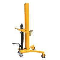 China 1100mm Lifting Height Pedaled Hydraulic Drum Stacker , Drum Lifters Handling Equipment factory