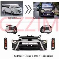 China car accessories car body kit front facelift upgrade kit for toyota hiace KDH 200 narrow 2014-2018 factory