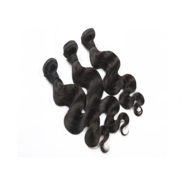 Quality Smooth Feeling Long Brazilian Hair Weave , Unprocessed Hair Bundles With Closure for sale