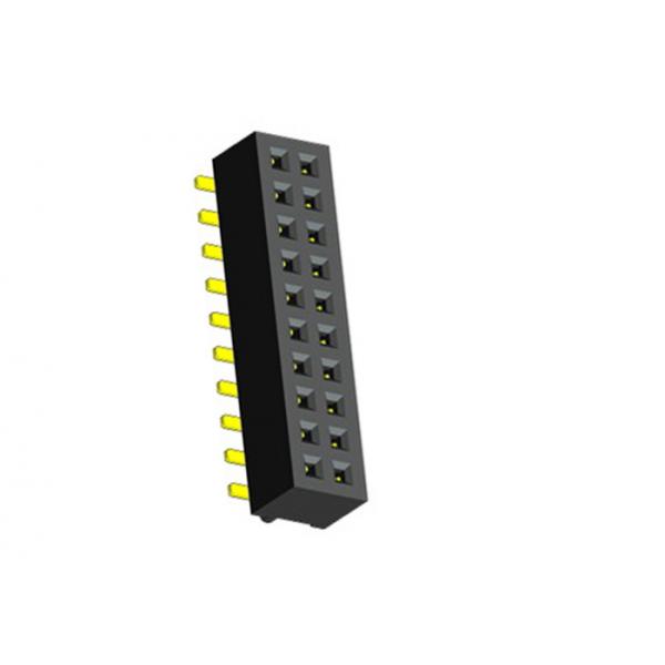 Quality WCON 1.00mm board to board connection Female Header Connector SMT PA9T Black for sale