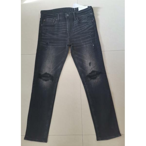Quality Full Length Fashion Men Jeans Denim Pants Slim Trend Casual Jeans MNJN1879 for sale