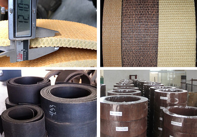 Quality Brown Asbestos Woven Brake Lining For Construction Marine Machinery for sale