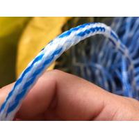 China Hand Line For Cast Net Hollow Braid Polyethylene Rope White Blue Mixed factory