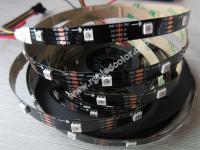 China full color led strip apa102 48LED/m black white pcb factory