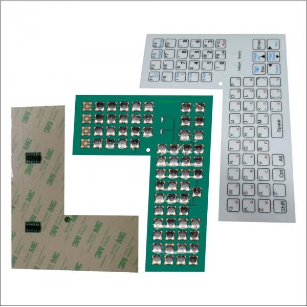 Quality Customs Waterproof PCB Switch Type Membrane With 3M GT920 Adhesive for sale