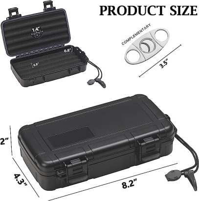 Quality Moisture Proof Plastic Cigar Case Dust Proof Waterproof for sale