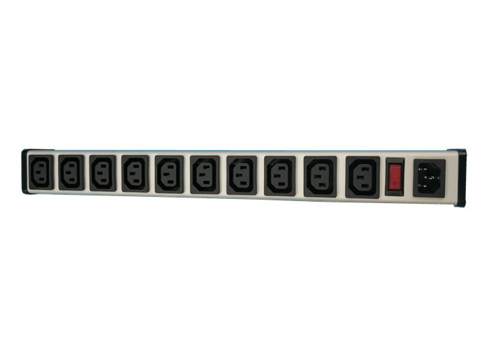 China Smart 10 Socket Power Strip Bar For Network Cabinet , Multiple Electrical Outlets PDU Power Distribution Unit factory