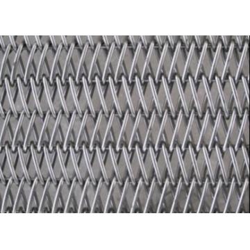 Quality 316L Balanced Weave Conveyor Belts , Spiral Mesh Belt For Ham Sausage Freezen for sale