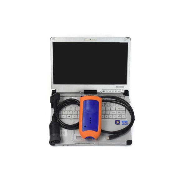 Quality AGRICULTURE CONSTRUCTION EQUIPMENT DIAGNOSTIC TOOL FOR EDL V2 DIAGNOSTIC KIT WITH 5.3 AG CF + CFC2 LAPTOP for sale