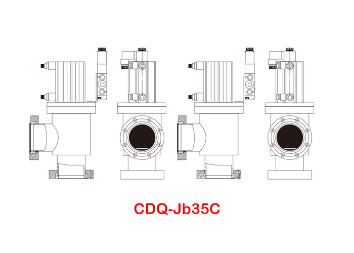 china Reliable Seal Vat Vacuum Valves Pneumatic Drive Compact Structure
