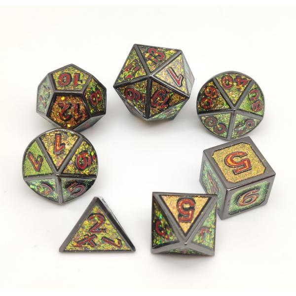 Quality Lightweight Luxury Metal Gaming Dice Manual Grinding Practical for sale