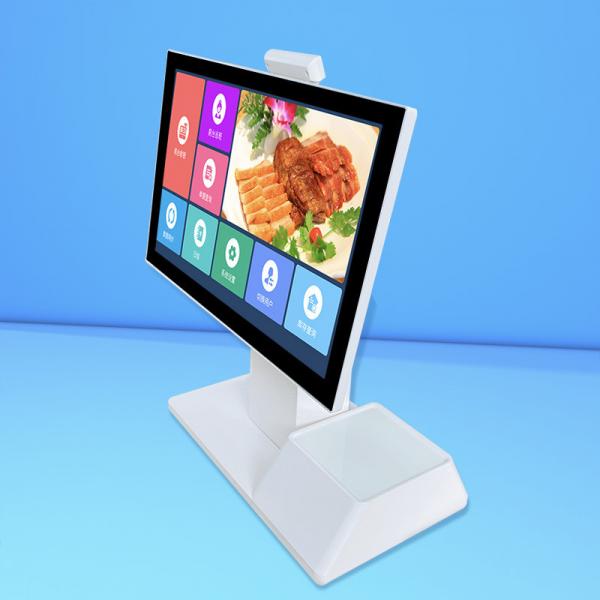 Quality Desktop Self Service Touch Screen Ordering Kiosk Dual Screen Cashier Machine for sale