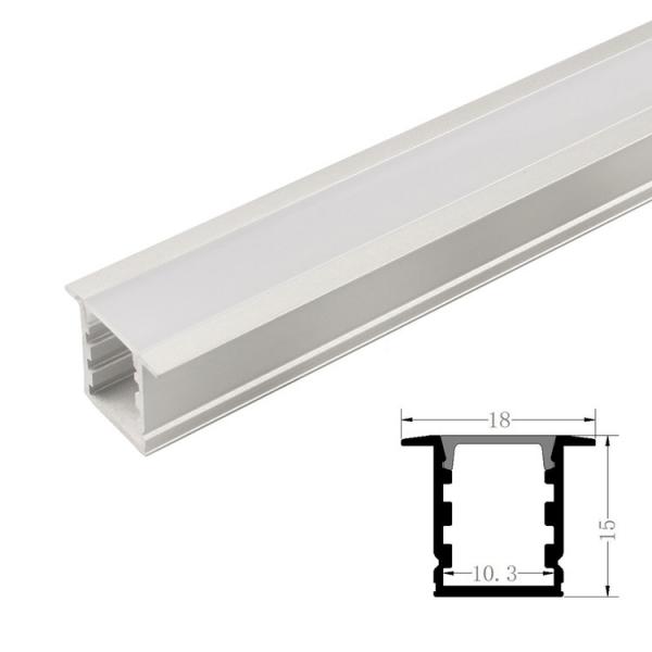 Quality 1215B Recessed Aluminum LED Profiles Surface Mounted for sale