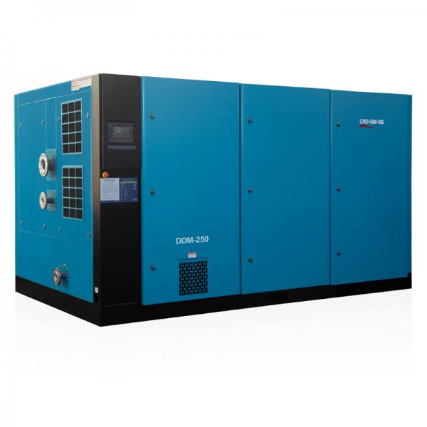 Quality 2 Stage 250Hp Pm Air Compressor 185kW Stationary Industrial Screw Air Compressor for sale