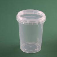 China Custom Logo Disposable PP Plastic Storage Box Clear Soup Cup With Lid factory