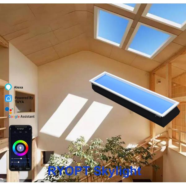 Quality Indoor 110V 220V LED Ceiling Panel Light 120X30 Tuya Alexa Control for sale